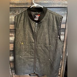 Mens Troll Co. Harrison Denim Insulated Vest Sz L